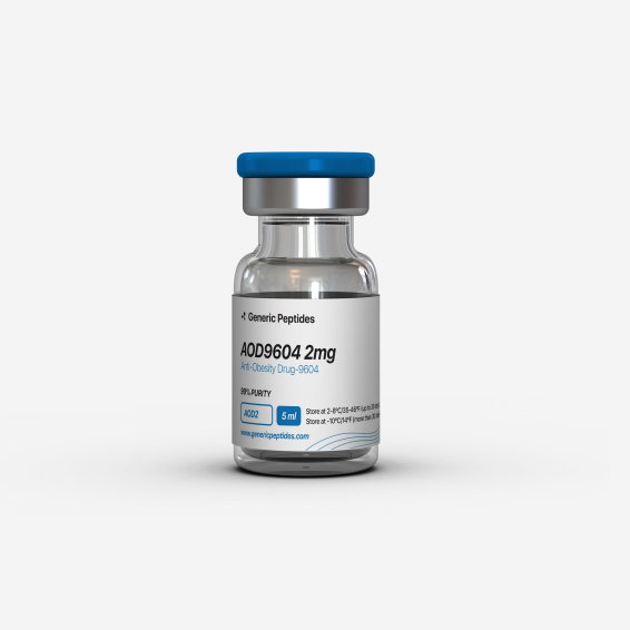 The AOD9604 from Generic Peptides branded as AOD 9604 2 mg