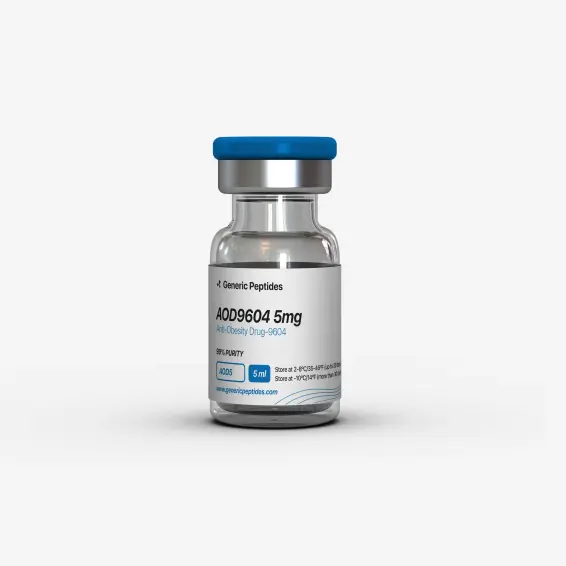 The AOD9604 from Generic Peptides branded as AOD 9604 5 mg