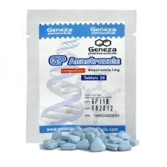 The Arimidex from Geneza Pharmaceuticals branded as GP Anastrozole