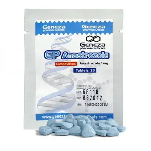 The Arimidex from Geneza Pharmaceuticals branded as GP Anastrozole