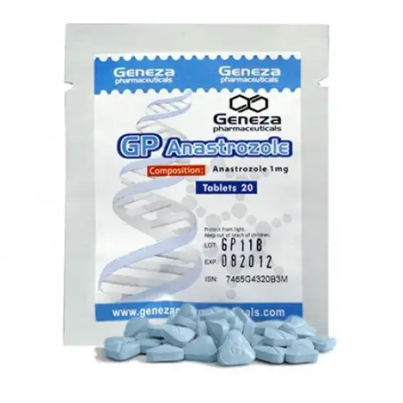 The Arimidex from Geneza Pharmaceuticals branded as GP Anastrozole