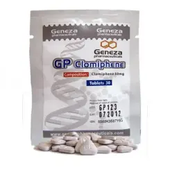 The Clomid from Geneza Pharmaceuticals branded as GP Clomiphene