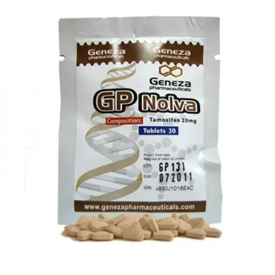The Nolvadex from Geneza Pharmaceuticals branded as GP Nolva