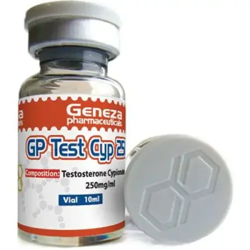 The Testosterone Cypionate from Geneza Pharmaceuticals branded as GP Test Cyp 250