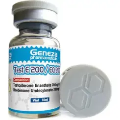 The Steroid Blend from Geneza Pharmaceuticals branded as GP Test E 200mg / EQ 200mg