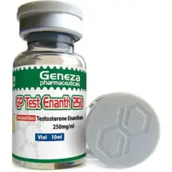 The Testosterone Enanthate from Geneza Pharmaceuticals branded as GP Test Enanth 250