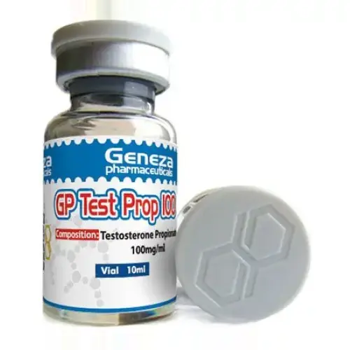 The Testosterone Propionate from Geneza Pharmaceuticals branded as GP Test Prop 100
