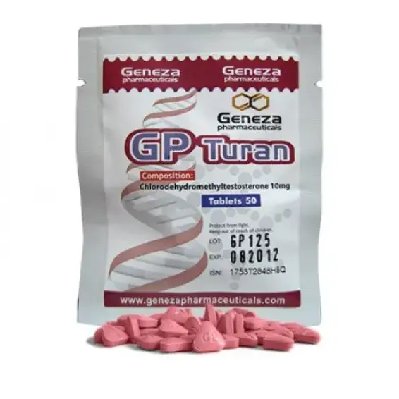 The Turinabol from Geneza Pharmaceuticals branded as GP Turan