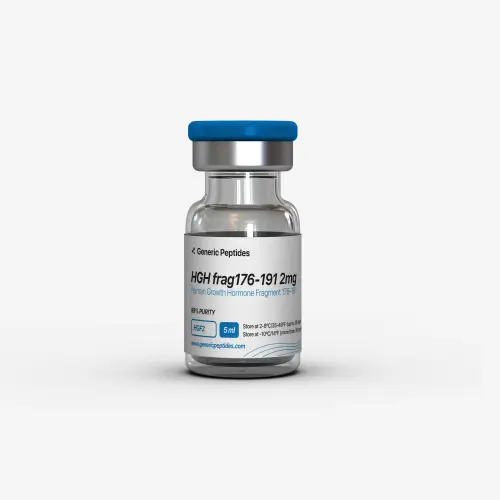 The Fragment HGH from Generic Peptides branded as HGH Frag 176-191 2 mg