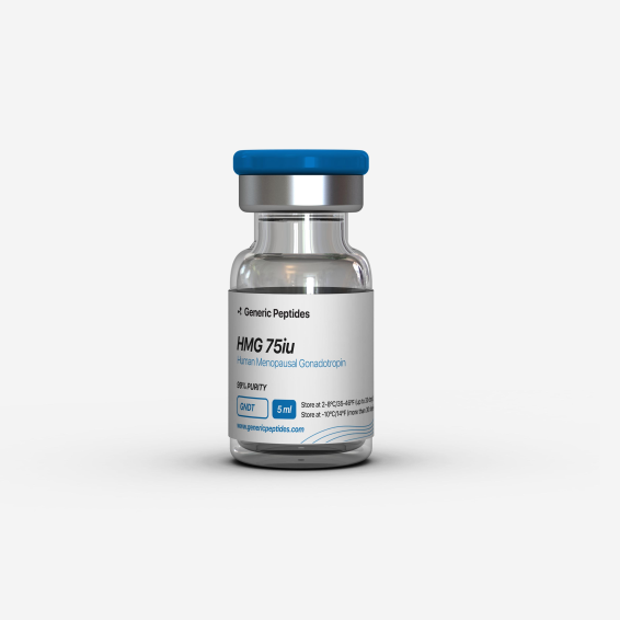 The HMG from Generic Peptides branded as HMG 75 iu