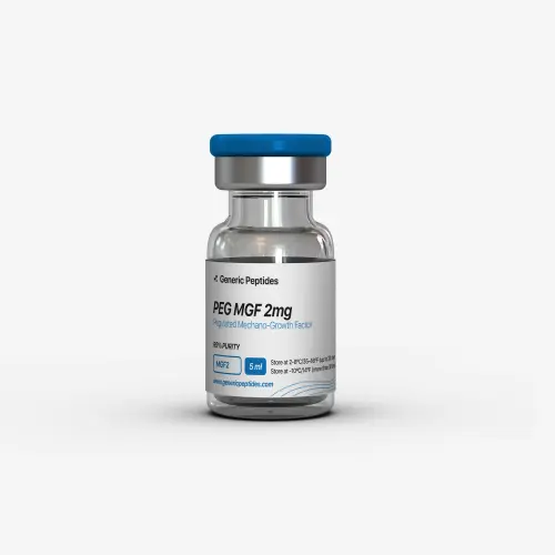 The PEG MGF from Generic Peptides branded as PEG MGF 2 mg